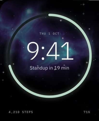 k-chain, Watch face