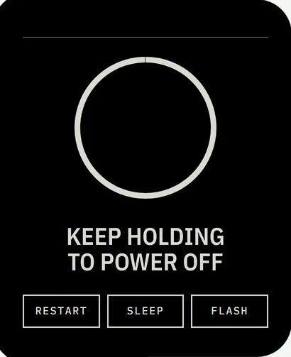 Two-tone Power menu